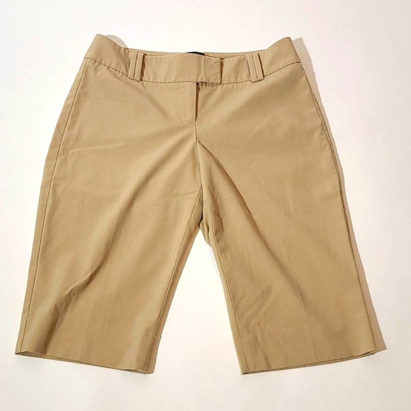 The Limited Pants - CLEARANCE-The Limited cassidy fit dress khaki Bermuda shorts women's 2
